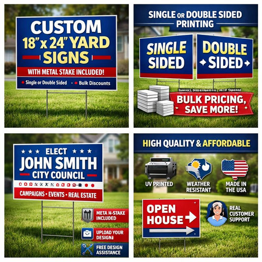 Custom 18” x 24” Yard Signs