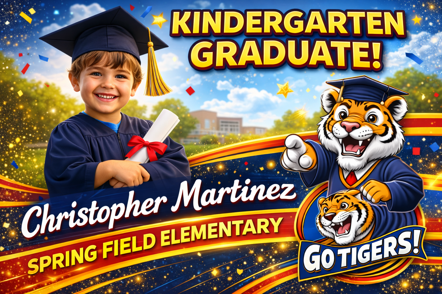 Graduation Yard Sign