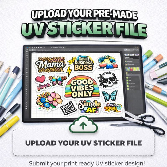 Upload Your Premade UV DTF Gang Sheets