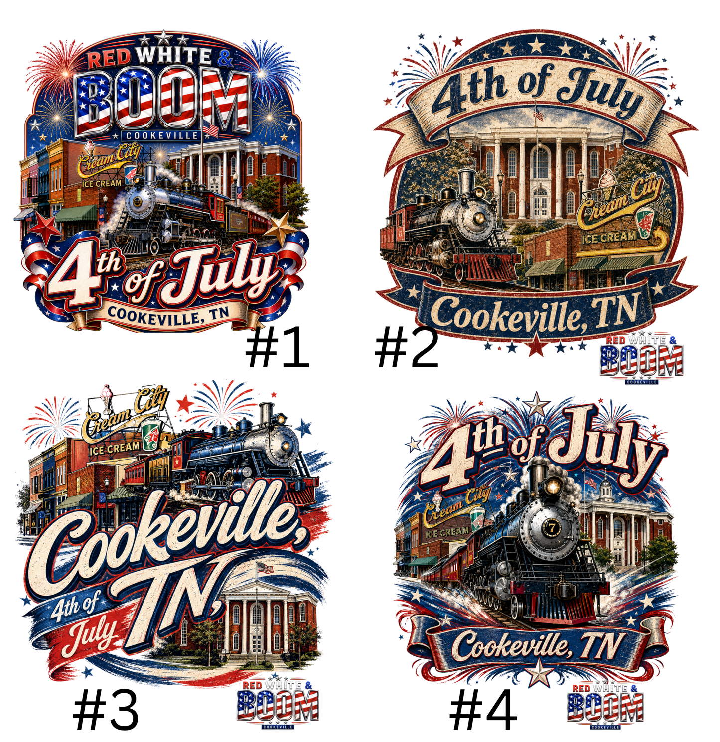 2026 Red White Boom Shirts