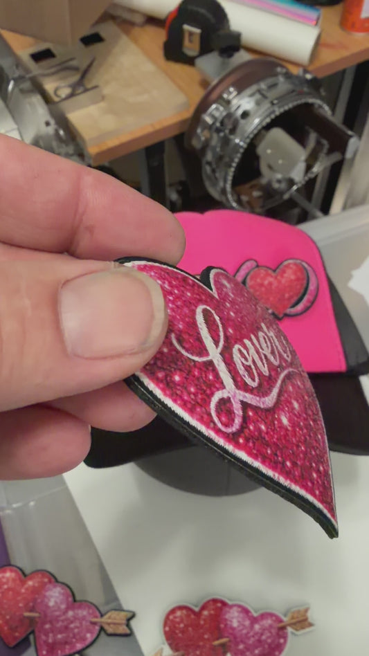 Valentine's UV Hat Patches